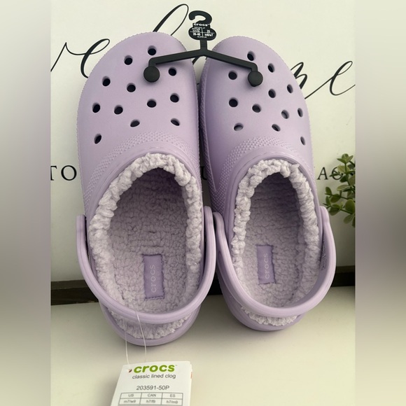 NWT Crocs Classic Lined W9M7 - Picture 2 of 6
